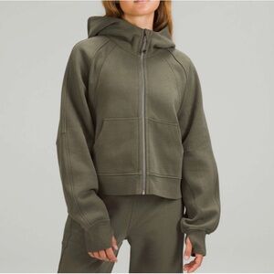 Lululemon Scuba Full Zip in Carob Brown M/L